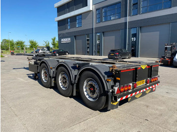 Container transporter/ Swap body semi-trailer Broshuis MFCC-HD / 2x Extendable / Disc Brakes /1x lift Axle / 45FT: picture 3