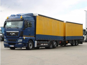 Curtainsider truck MAN TGS 26.440