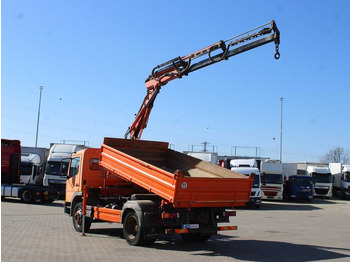 Tipper, Crane truck Mercedes-Benz Atego 1523, HYDRAULIC ARM ATLAS 60.1, THREE-SIDED: picture 5