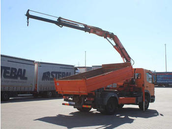 Tipper, Crane truck Mercedes-Benz Atego 1523, HYDRAULIC ARM ATLAS 60.1, THREE-SIDED: picture 4