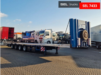 Dropside/ Flatbed semi-trailer Meusburger MPS-4 / Lenkachse / Liftachse: picture 4