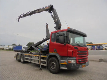 Hook lift truck, Crane truck Scania P400 6X2: picture 3