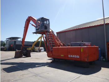 Waste/ Industry handler FIAT-HITACHI EX455 Stationary dock/ship material handler: picture 2 Waste/ Industry handler FIAT-HITACHI EX455 Stationary dock/ship material handler: picture 2