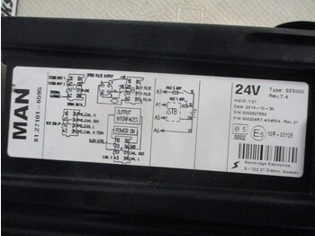 Electrical system for Truck MAN TGS 81.27101-6595 TACHOGRAAF STONERIDGE EURO 6: picture 2