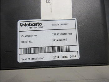 Heating/ Ventilation for Truck Renault PREMIUM 7421115642 WEBASTO EEV: picture 4 Heating/ Ventilation for Truck Renault PREMIUM 7421115642 WEBASTO EEV: picture 4