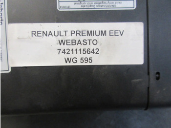 Heating/ Ventilation for Truck Renault PREMIUM 7421115642 WEBASTO EEV: picture 5 Heating/ Ventilation for Truck Renault PREMIUM 7421115642 WEBASTO EEV: picture 5