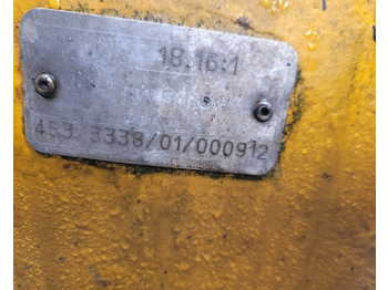 Front axle for Material handling equipment Jcb 530-105 Front axle hub rhs complete  18.16:1, 453/3338: picture 4