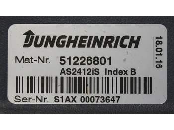 ECU for Material handling equipment Jungheinrich 51226801 | Rij/hef/stuur regeling drive/lift/steering controller A: picture 2 ECU for Material handling equipment Jungheinrich 51226801 | Rij/hef/stuur regeling drive/lift/steering controller A: picture 2