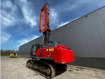 Demolition excavator Hitachi ZX 470 LCD - 3 (25m high reach demolition): picture 4
