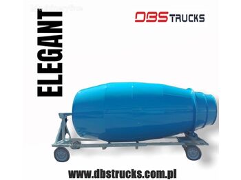 Concrete mixer drum