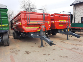 New Farm tipping trailer/ Dumper Techmont Anhänger Tandemkipper / Trailer / Remorque / Rimorchio / Remolque tándem / Прицеп монолитный двухосный тандем / Przyczepa tandem PTTCW112 12 t: picture 3