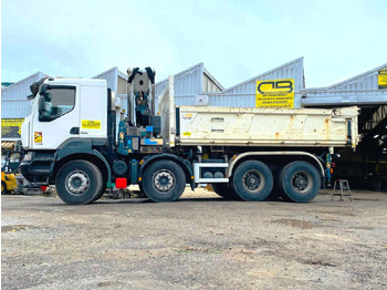 Tipper, Crane truck RENAULT KERAX 8x4 520 BIBENNE CIF GRUE CORMACH: picture 2 Tipper, Crane truck RENAULT KERAX 8x4 520 BIBENNE CIF GRUE CORMACH: picture 2