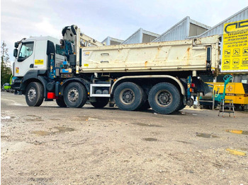 Tipper, Crane truck RENAULT KERAX 8x4 520 BIBENNE CIF GRUE CORMACH: picture 3 Tipper, Crane truck RENAULT KERAX 8x4 520 BIBENNE CIF GRUE CORMACH: picture 3