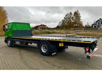 New Dropside/ Flatbed truck SCANIA P320 / PLATFORMA / NOWY / 5 TYŚ KM / SYPIALKA / 2023 ROK / CAŁA NA PODUSZKACH / 7.7 M DŁUGOŚCI / LAWETA / DO PRZEWOZU MASZYN ROLNICZYCH ITP: picture 3