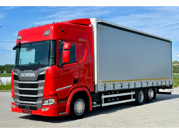 Curtainsider truck SCANIA R410 / FIRANKA / 21 EUROPALET / 8.5 M DŁUGOŚCI / 6x2 / PODWIESZA: picture 2