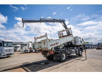 Tipper, Crane truck Renault KERAX 370 DXI + TRI BENNE+HIAB 16t/m + 2 EXT: picture 4