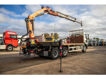 Dropside/ Flatbed truck, Crane truck Renault KERAX 380DXI+E5+PK18TM/3EXT: picture 3