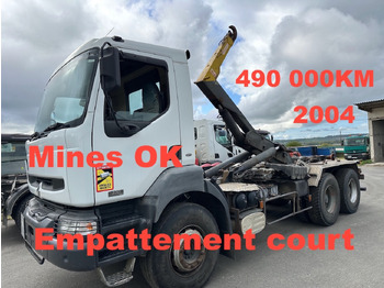 Hook lift truck RENAULT Kerax 370
