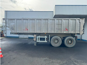 Tipper semi-trailer Stas 2 Axle Alu Tipper , Spring Suspension , Drum Brakes: picture 2