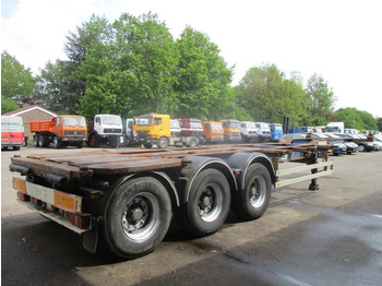 Container transporter/ Swap body semi-trailer Wielton NS34P , Container trailer , 3 ROR axles , drum brakes , air suspension: picture 3