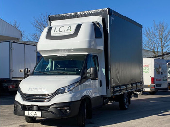 New Curtain side van IVECO DAILY 35S18HP  D30C | PRITSCHE PLANE + SCHLAFKABINE + LADERAMPE: picture 3
