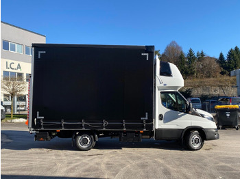 New Curtain side van IVECO DAILY 35S18HP  D30C | PRITSCHE PLANE + SCHLAFKABINE + LADERAMPE: picture 2