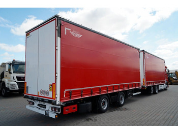 Curtainsider truck DAF XF 480 / ZESTAW TANDEM / 120 M3 / PRZEJAZDOWY /: picture 5