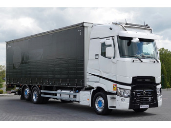 Curtainsider truck RENAULT T 440