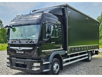 Curtainsider truck MAN TGM 15.290