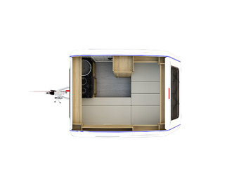 New Caravan Niewiadów N126E kemping 2+1 3 osoby 750kg BEST PRICE: picture 3