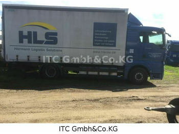 Curtainsider truck MAN TGX18.400 Pritsche Plane: picture 3