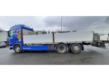 Dropside/ Flatbed truck, Crane truck Scania G440 Pritsche 6x2 Kran am Heck vor: picture 5