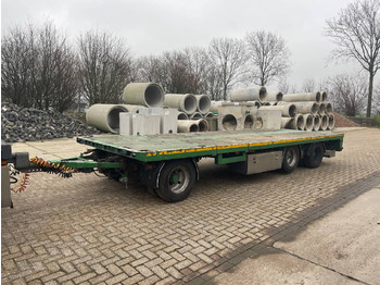 Dropside/ Flatbed trailer DRACO Uitschuifbare aanhangwagen 700 - 1030 laadvloer: picture 2