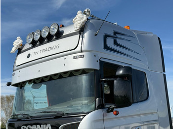 Tractor unit Scania R520 V8 FULL AIR, STEERING PUSHER, SHOW TRUCK, TOP: picture 3
