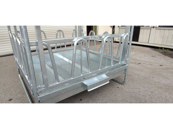 New Livestock equipment Kerbl Viereckraufe mit Palisadenfressgitter (15921): picture 2