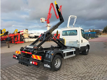 New Van, Hook lift truck Iveco 70C18H Abrollkipper HYVA HKS-5: picture 4