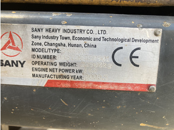 Crawler excavator SANY
