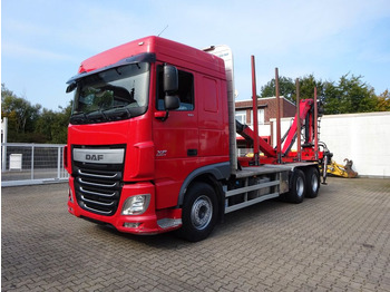 Timber truck, Crane truck DAF XF 510 + EPSILON M120Z Holzheckladekran +Greifer: picture 5