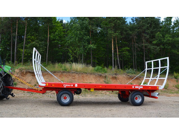 New Farm platform trailer Metal-Fach Przyczepa platformowa do bel dwuosiowa T014/2 - 9t: picture 2