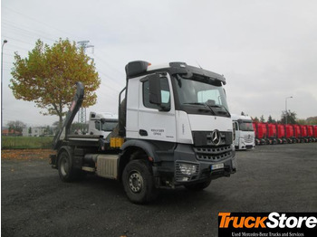Skip loader truck Mercedes-Benz Arocs 1845 LK: picture 5