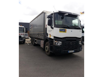 Curtainsider truck RENAULT C 42M3 380 CV RIDEAUX 6x2: picture 2