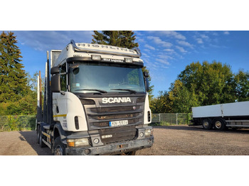 Timber truck, Crane truck Scania G480: picture 3