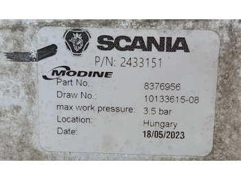 Cooling system Scania S CHŁODNICA POWIETRZA INTERCOOLER 2433151: picture 3