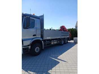 Dropside/ Flatbed truck, Crane truck MERCEDES-BENZ AROCS 28.51 | 6x4| Klima | Retarder | Euro 6: picture 2