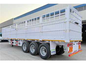New Livestock semi-trailer for transportation of bulk materials TITAN 80 Ton Fence Cargo Trailer for Sale In Mali: picture 3