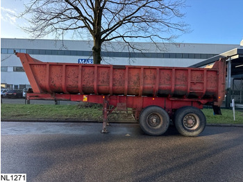 Tipper semi-trailer Fruehauf kipper 17 M3, Steel Suspension: picture 2