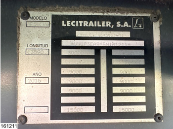 Closed box semi-trailer Lecitrailer gesloten bak Dhollandia: picture 4