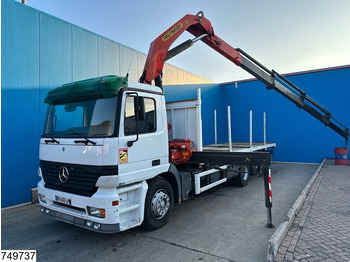 Dropside/ Flatbed truck, Crane truck Mercedes-Benz Actros 2531 Palfinger PK23080, Remote: picture 4
