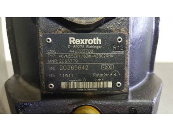 Hydraulics Rexroth A6VM55EP1/63W - Drive motor/Fahrmotor/Rijmotor: picture 4