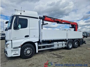 Dropside/ Flatbed truck, Crane truck Mercedes-Benz Actros 2548 6x2 Kran PK20501 bei 11m/1,64 Tonnen: picture 5